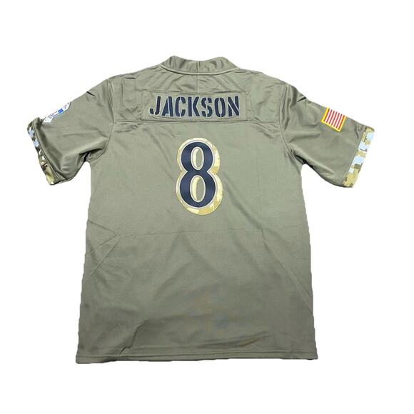 Baltimore Ravens | Men’s Medium #8 Lamar Jackson “Salute to Service” Jersey - Picture 1 of 6